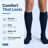 Velora Original compression socks for men navy comfort features