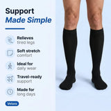 Velora Original compression socks for men black support features