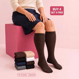Velora wide-fit compression socks for women — Buy 4 Get 4 Free offer, 8 pairs for $84